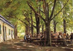 Max Liebermann Country Tavern at Brunnenburg oil painting picture